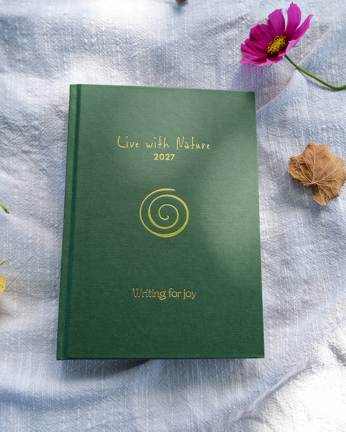 Live with Nature 2027 A5 hardback weekly planner and guided journal