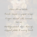 August Writing for Joy journal club. Cosy, creative journaling exploring food. 