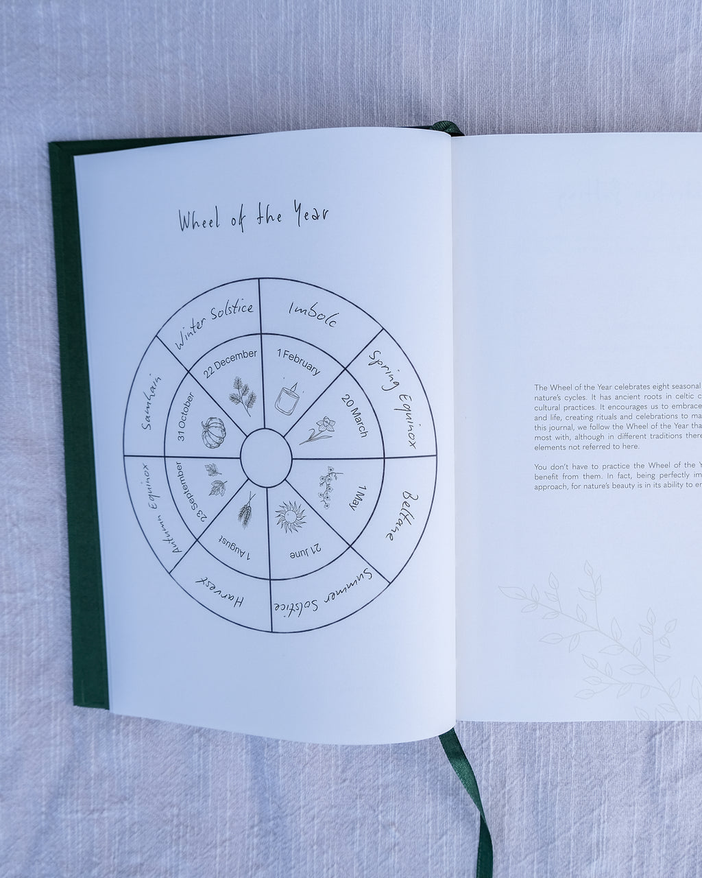 2027 seasonal planner with guide to the wheel of the year and its eight sabbats