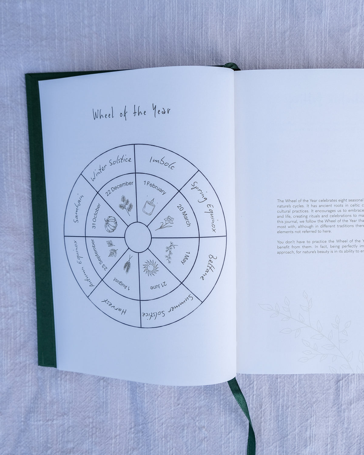 2027 seasonal planner with guide to the wheel of the year and its eight sabbats