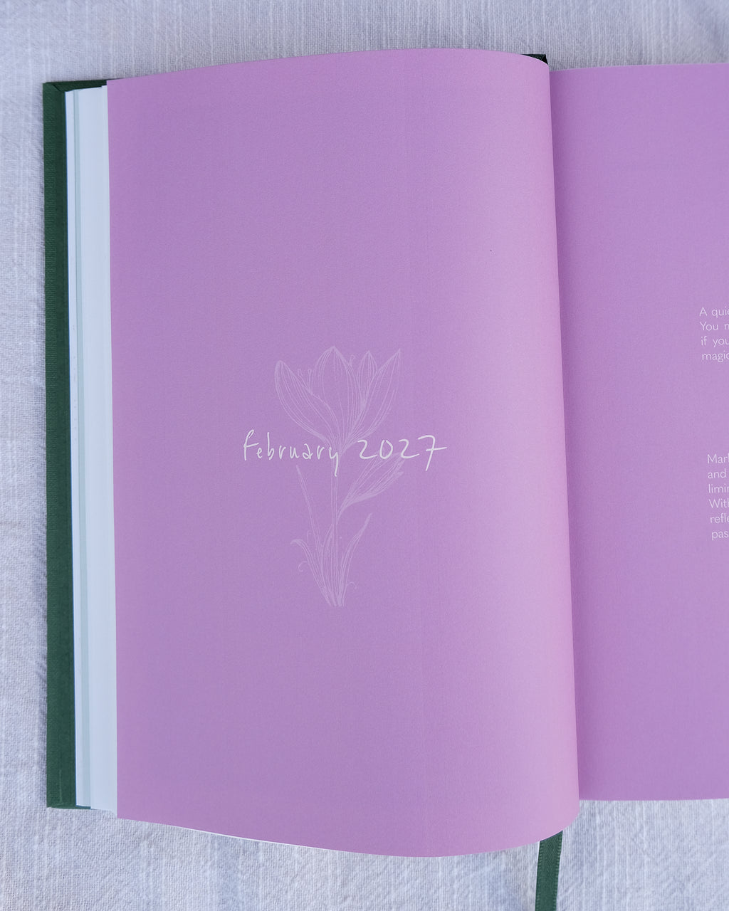2027 seasonal planner for mindful, slow living.