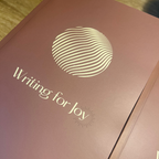 Writing for Joy 2026 lined journal close up